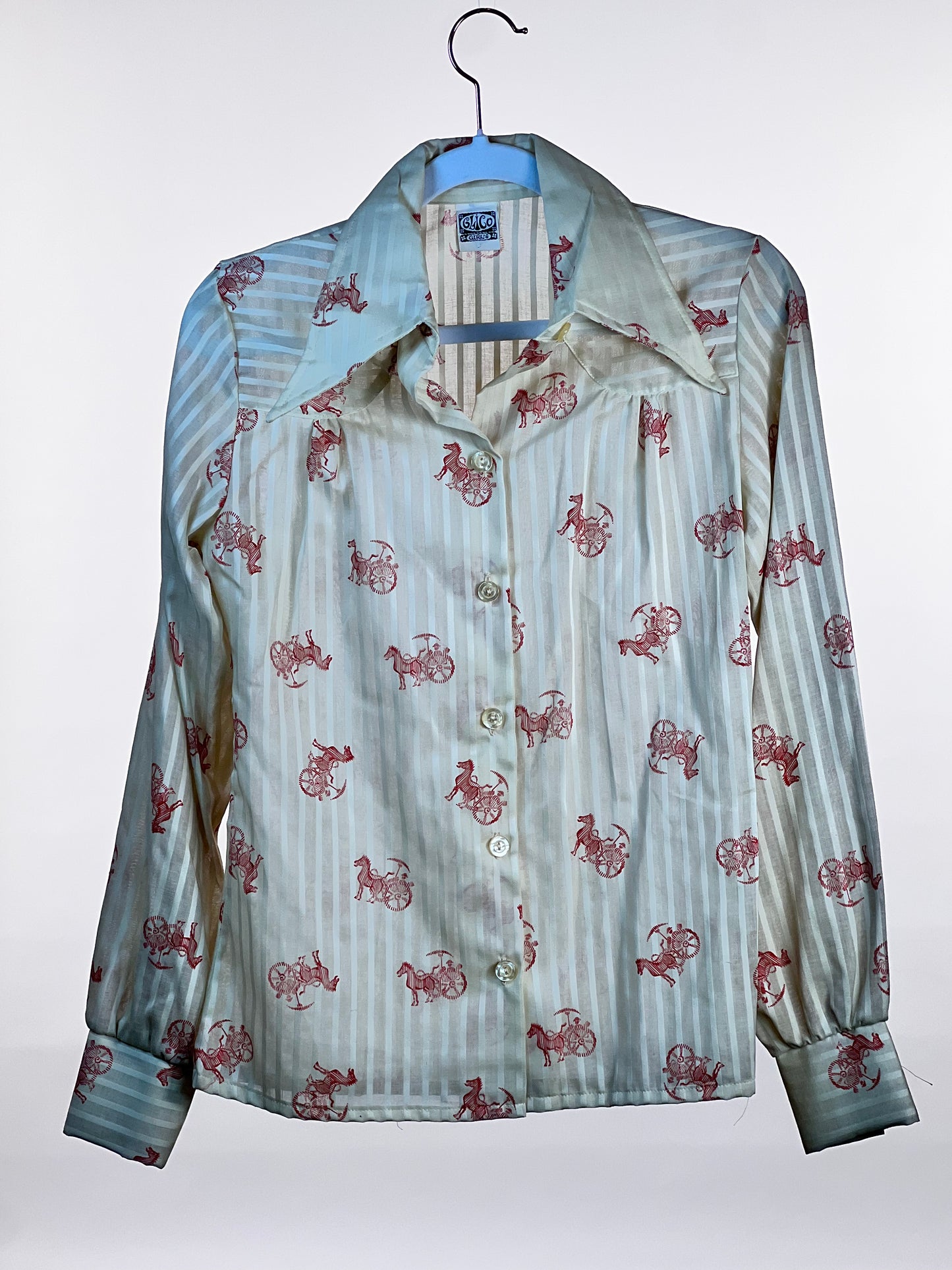 Chemise à motifs